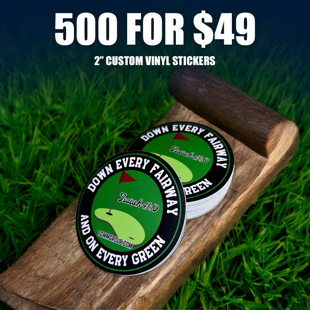 2" Custom Vinyl Stickers (500 Pack)